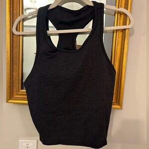 Lululemon ebb to street cropped tank, size 12